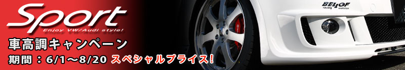 車高調キャンペーン